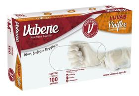 Luva Viniflex Descartável Procedimentos Sem Pó 100 Luvas M - Vabene Luva Viniflex Descartável Procedimentos Sem Pó 100 Luvas M - Vabene