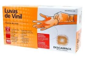 Luva vinil c/ po tam g descarpack Luva vinil c/ po tam g descarpack