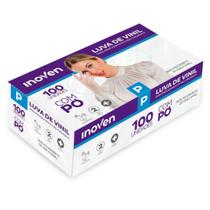 Luva Vinil com Pó P -100 unidades - Inoven Luva Vinil com Pó P -100 unidades - Inoven