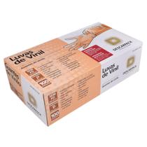 Luva Vinil Descarpack Sem Pó Tamanho P com 100 Unidades original Luva Vinil Descarpack Sem Pó Tamanho P com 100 Unidades original