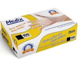 Luva Vinil Procedimento Sem Pó Medix Luva Vinil Procedimento Sem Pó Medix