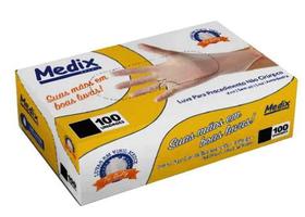 Luva vinil procedimento sem pó tamanho p 100 unidades medix Luva vinil procedimento sem pó tamanho p 100 unidades medix
