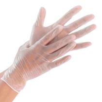 Luva vinil sem amido descartável volk ( cx 100 pç ) epi ca