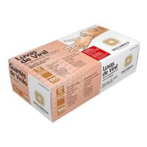 Luva Vinil Sem Pó Descarpack Descartável Cx Com 100 Unidades original Luva Vinil Sem Pó Descarpack Descartável Cx Com 100 Unidades original