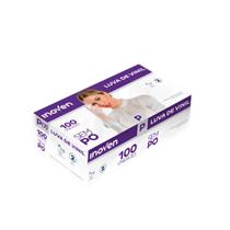 Luva Viníl sem Pó Transparente P com 100 unidades Inoven Luva Viníl sem Pó Transparente P com 100 unidades Inoven