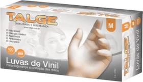 Luva vinil talge m c/ po c/100 (10x100) ca27802 (b)