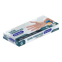 Luva Vinilflex C/100 Transparente Sem Po G
