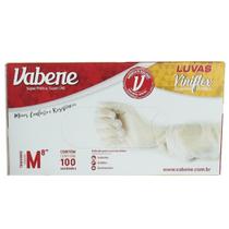 Luva Vinilflex sem Pó com 100 unidades Vabene