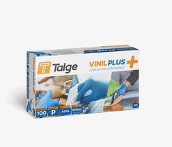 Luva vinilplus gg azul c/300 un.
