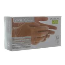 Luva Vinyl Classic Tamanho M com 100 Unidades BLUESAIL Luva Vinyl Classic Tamanho M com 100 Unidades BLUESAIL