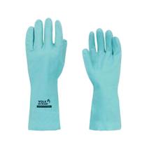 Luva Volk Nitrilica com Forro Verde CA 16313