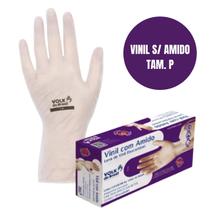 Luva Volk Vinil Sem Pó Amido P Caixa 100 Unid Luva Volk Vinil Sem Pó Amido P Caixa 100 Unid