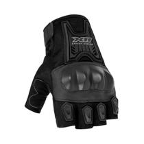 Luva X Blackout 2 Meio Dedo Preta M Luva X Blackout 2 Meio Dedo Preta M