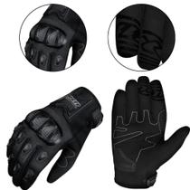 Luva X11 Blackout 2 Motoqueiro Moto Motociclista Proteção