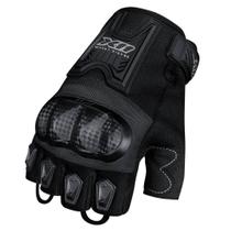 Luva X11 Blackout Meio Dedo Moto Motociclista C/proteção