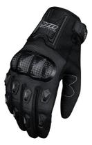 Luva X11 Blackout Moto Motoqueiro Motociclista Motoboy Cor Preto Feminina Tamanho G