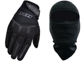 Luva X11 FIT X Preta Com Função Touchscreen + Balaclava