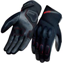 Luva X11 Nitro Air Motoqueiro Curta Ventilada Couro Tecido Proteção Urbana Tamanho:GG