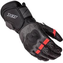 Luva X11 Racer 2 Couro Preto Cinza Vermelho - X11 EXPERT RIDERS