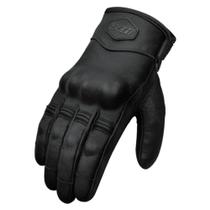 Luva X11 Route 2 Couro Moto Proteção Motoqueiro Motociclista
