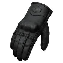 Luva X11 Route 2 Retro Couro Com Protetor