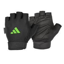 Luvas adidas Essential Adjustable Fingerless Lime para homens/mulheres
