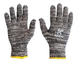 Luvas Algodão Malha Tricotada Pigmentada Mesclada - 12 Pare Luvas Algodão Malha Tricotada Pigmentada Mesclada - 12 Pare