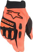 Luvas Alpinestars Full Bore para Crianças - Laranja/Preta - Y3XS Luvas Alpinestars Full Bore para Crianças - Laranja/Preta - Y3XS