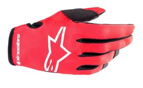 Luvas Alpinestars Radar Mars Vermelho/Branco - Tamanho P