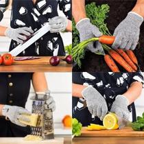 Luvas Anti Corte Profissional Nível 5 Máxima Proteção Facas Luvas Anti Corte Profissional Nível 5 Máxima Proteção Facas