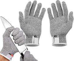 Luvas Anti Corte Segurança Cozinha Nivel 5 Açougue Culinaria Proteção Laminas Q-2256