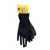 Luvas Banhada Em Pu Multitato Tam 7 M Preta Super Safety