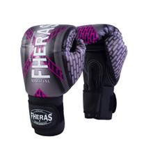 Luvas Boxe Muay Thai - Iron Rosa - Fheras - 10/ 12 / 14 OZ