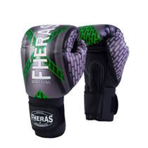 Luvas Boxe Muay Thai - Iron Verde - Fheras - 12 / 14 OZ