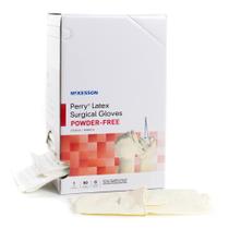 Luvas cirúrgicas McKesson Perry, estéreis de látex, sem pó, 200 pares Luvas cirúrgicas McKesson Perry, estéreis de látex, sem pó, 200 pares