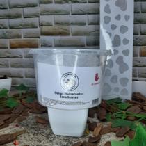 LUVAS Com Creme Hidratante Emoliente - Pote Com 50 UNDS BALM ARGAN