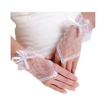 Luvas Curtas De Renda Preta Gótica Para Mulheres, Estilo Harajuku, Para Casamento, Halloween,