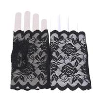 Luvas Curtas De Renda Sem Dedos Para Mulheres, Acessórios De Moda Para Dirigir Na Primavera E Verão