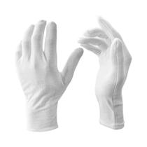 Luvas De Algodão Brancas Elásticas 24 Peças (12 Pares) Com Forro Macio Para Inspeção De Moedas, Luvas De Algodão Brancas Elásticas 24 Peças (12 Pares) Com Forro Macio Para Inspeção De Moedas,