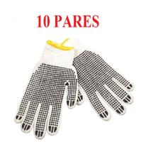 Luvas De Algodao Malha Tricotada Pigmentada Kit 10 Pares