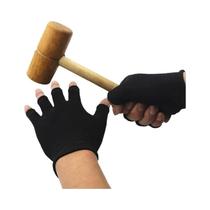 Luvas De Algodão Pretas Sem Dedos Para Inverno, Quentes, Para Mulheres E Homens, Acessórios De