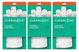 Luvas de banho Cleanlogic Exfoliating 2 unidades