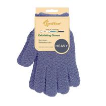 Luvas de banho esfoliantes Evridwear Dual Texture, 1 par