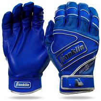 Luvas de Bate Franklin Sports MLB Powerstrap Chrome Adu