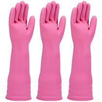 Luvas de borracha para lavar louça IUCGE 3 pares para cozinha - pequenas Luvas de borracha para lavar louça IUCGE 3 pares para cozinha - pequenas