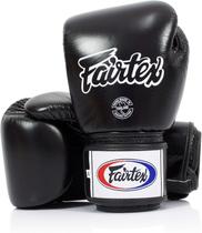 Luvas de Boxe Fairtex BGV1BR Muay Thai - Respiráveis, 16 Onças, Pretas