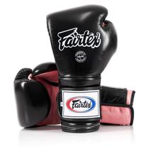 Luvas de Boxe Fairtex BGV9 Heavy Hitter Mexicanas 14oz - Pretas/Rosa Luvas de Boxe Fairtex BGV9 Heavy Hitter Mexicanas 14oz - Pretas/Rosa