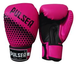 Luvas de Boxe Muay Thai 12 Oz PU Rosa Hexa Preto Adoma Pulser Luvas de Boxe Muay Thai 12 Oz PU Rosa Hexa Preto Adoma Pulser