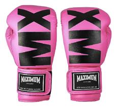 Luvas de Boxe Muay Thai MMA Feminina MXM Pink Maximum Luvas de Boxe Muay Thai MMA Feminina MXM Pink Maximum