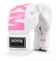 Luvas de Boxe Muay Thai MMA Feminina MXM White Pink Maximum Luvas de Boxe Muay Thai MMA Feminina MXM White Pink Maximum